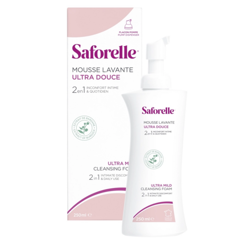 Пенка Saforelle ультра-мягкая д/интимной гигиены, 250 мл