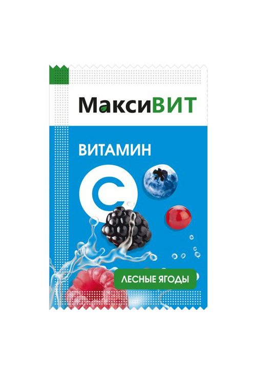 Аскорбиновая кислота Витамин С Максивит, 16 г, порошок со вкусом лесных ягод