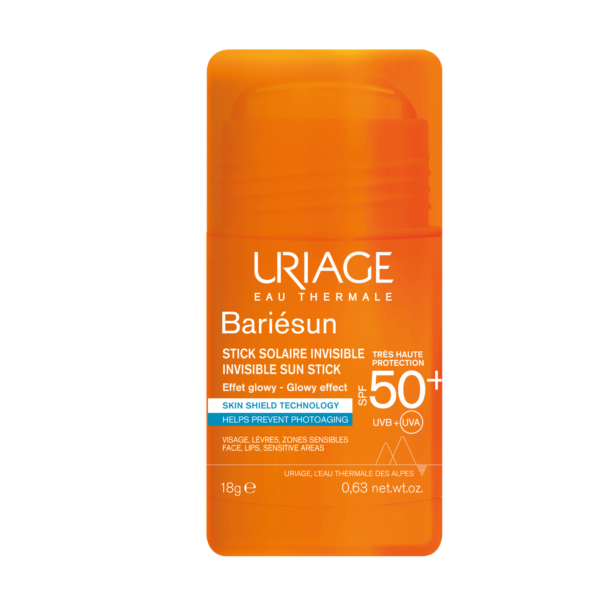 Солнцезащитный стик SPF50+ Uriage Барьесан Невидимый, 18 г