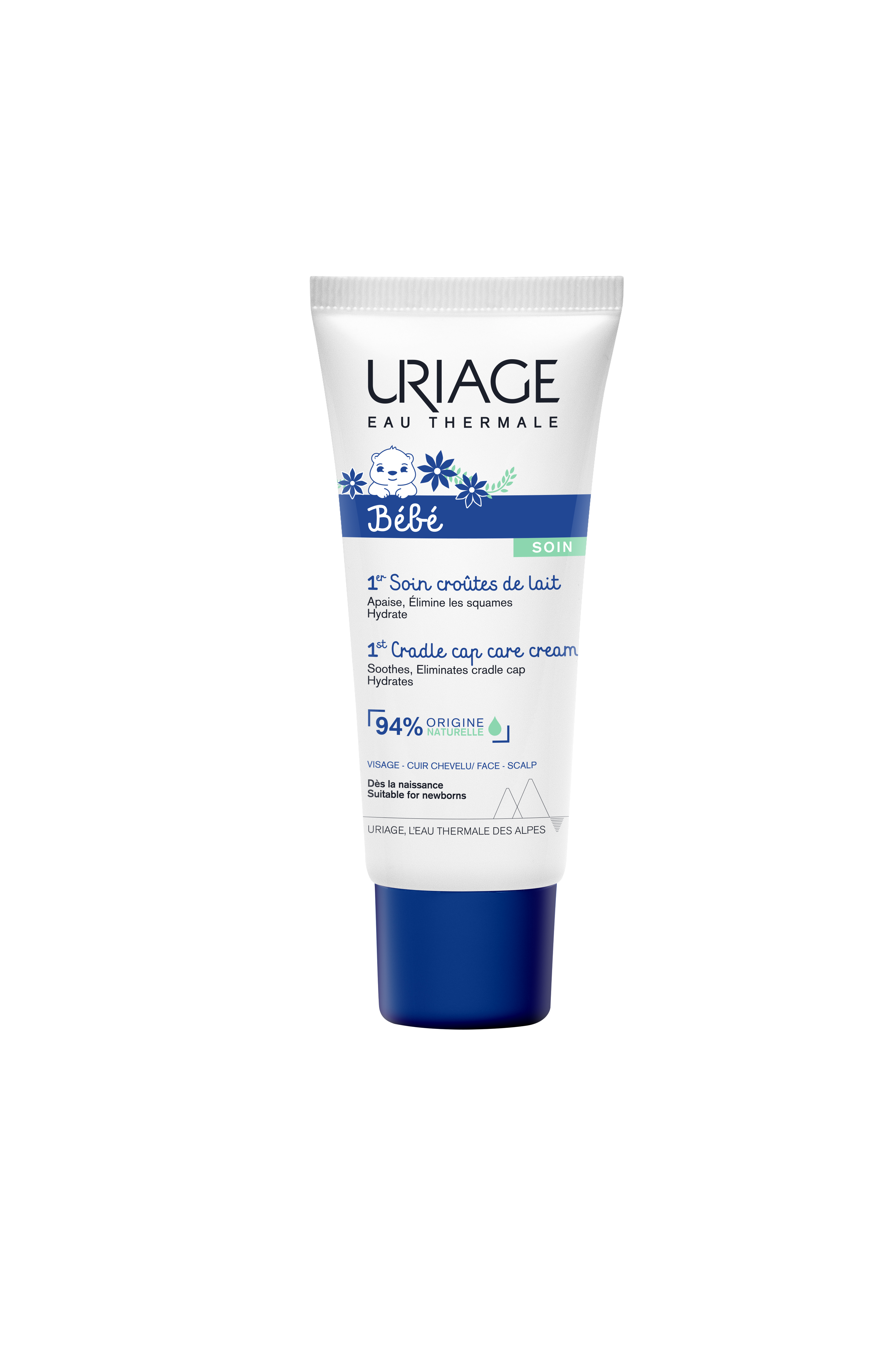 Первый крем от молочных корочек Uriage, 40 мл
