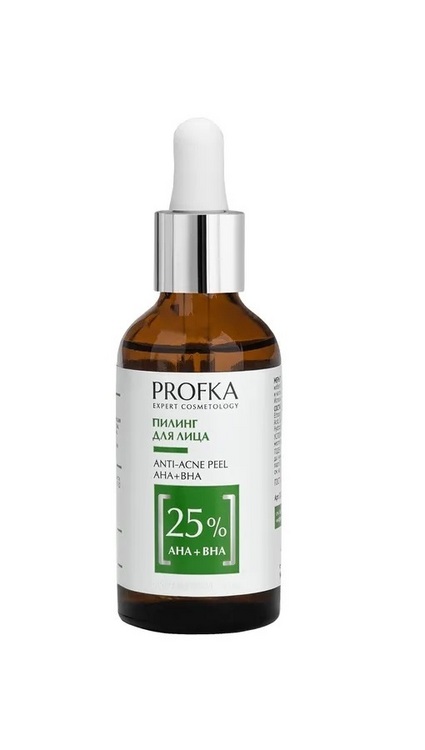 Пилинг PROFKA Anti-acne Peel AHA+BHA 25% д/лица, 50 мл