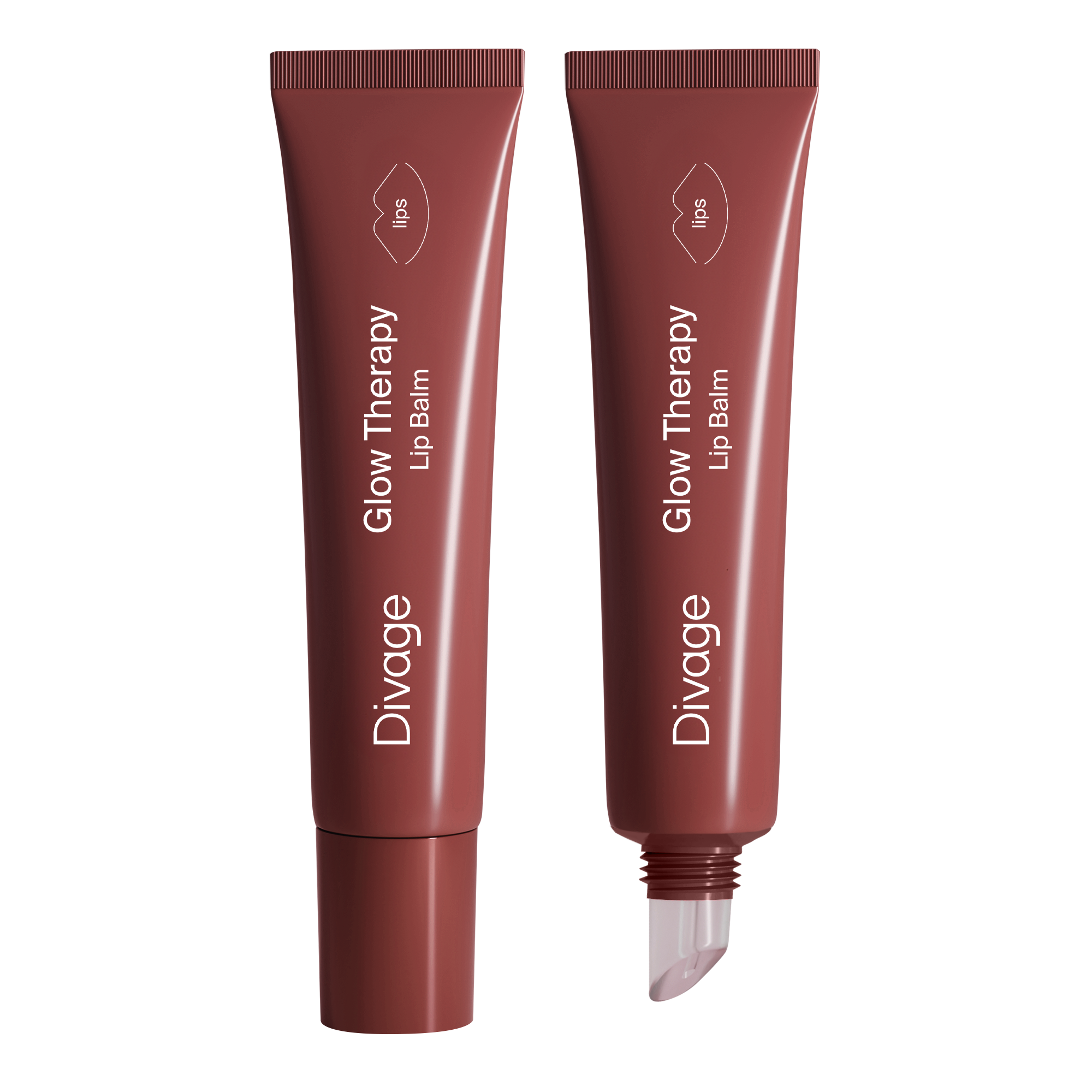 Divage Пептидный Бальзам Для Губ Glow Therapy Lip Balm тон 08 винный