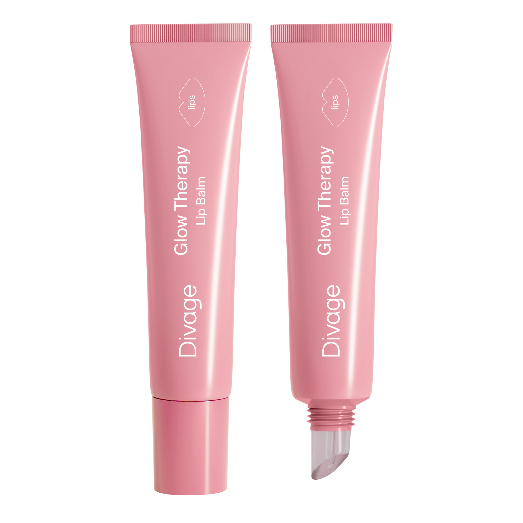 Divage Пептидный Бальзам Для Губ Glow Therapy Lip Balm  Тон 01 холодный розовый