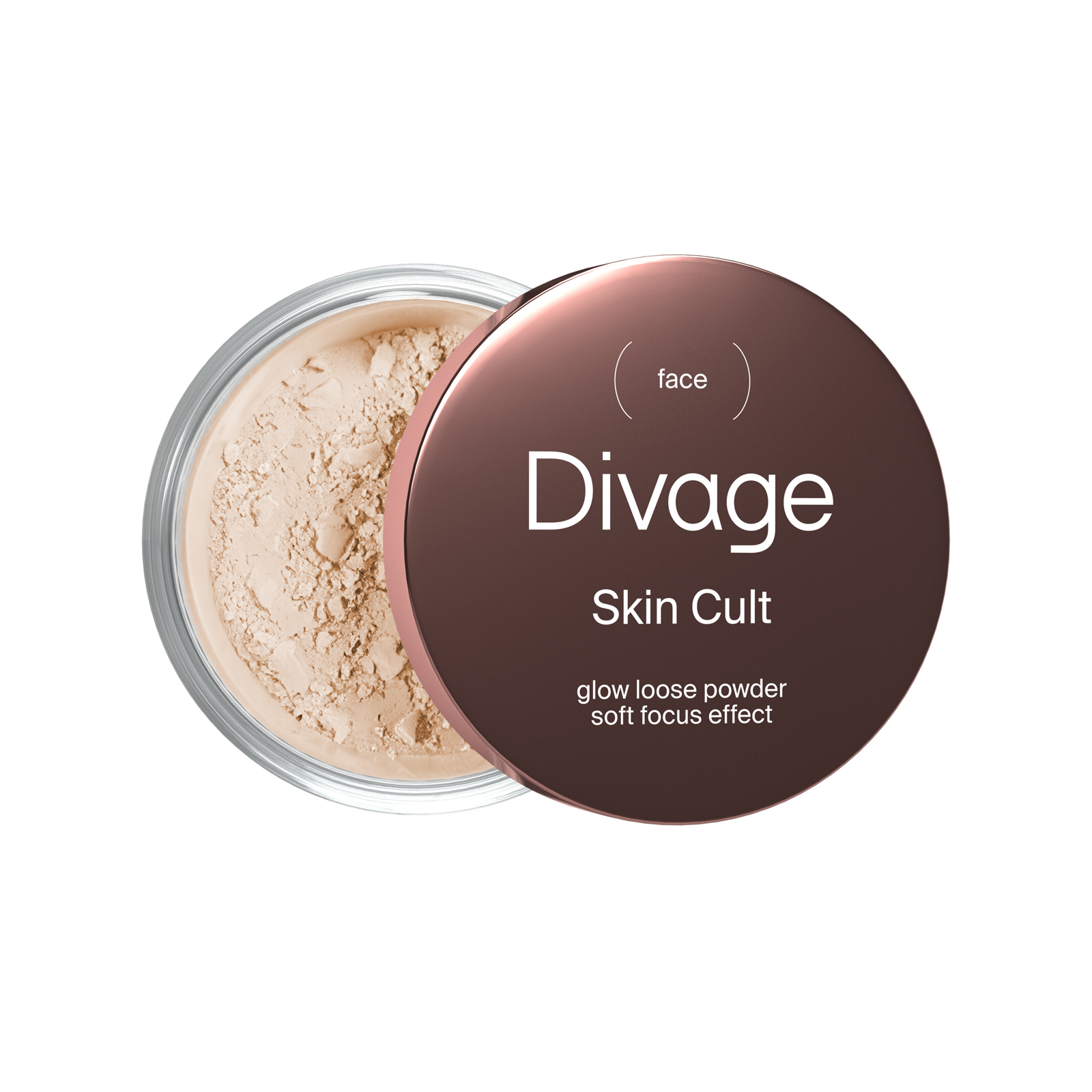 Divage Пудра для лица рассыпчатая сияющая Skin Cult Glow Loose Powder, 7 г