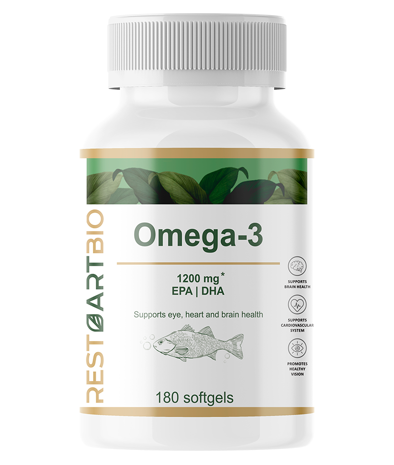 Омега 3 1200 мг RESTARTBIO/РЕСТАРТБИО, 180 капсул