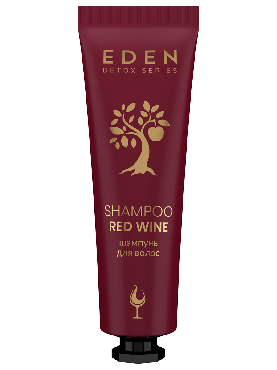 Шампунь для волос EDEN Detox Red Wine 30мл