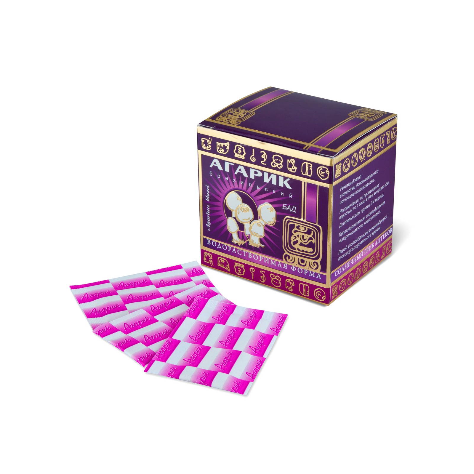 

Агарик (agaricus blazei) № 30 водорастворимый экстракт в карт.упак Фунго-Ши