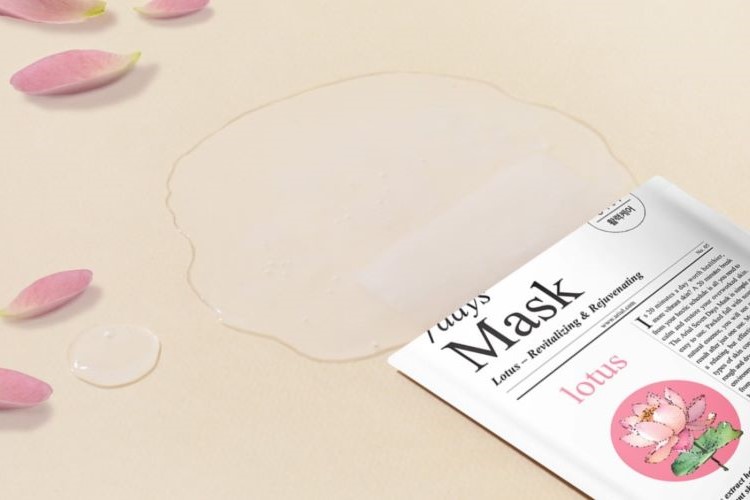 Маска для лица тканевая для тусклой кожи Ariul 7days Mask Lotus N