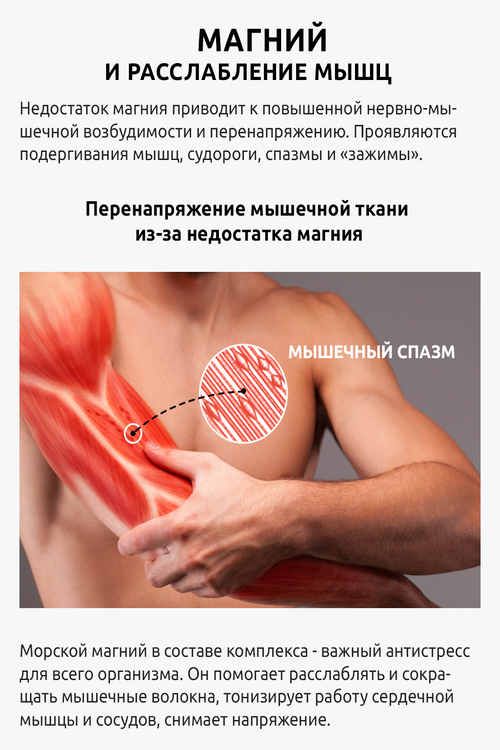 БАД Ultrabalance Магний с Витамином B6 Премиум, 120 капсул