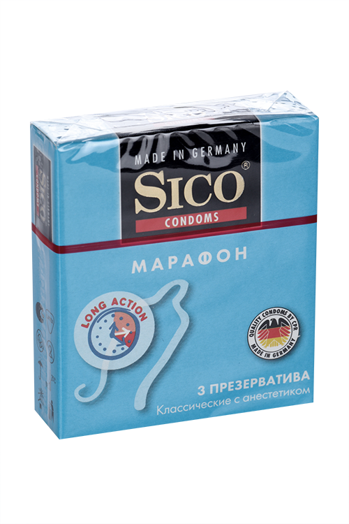 Презервативы Сико Марафон классик, 3 шт