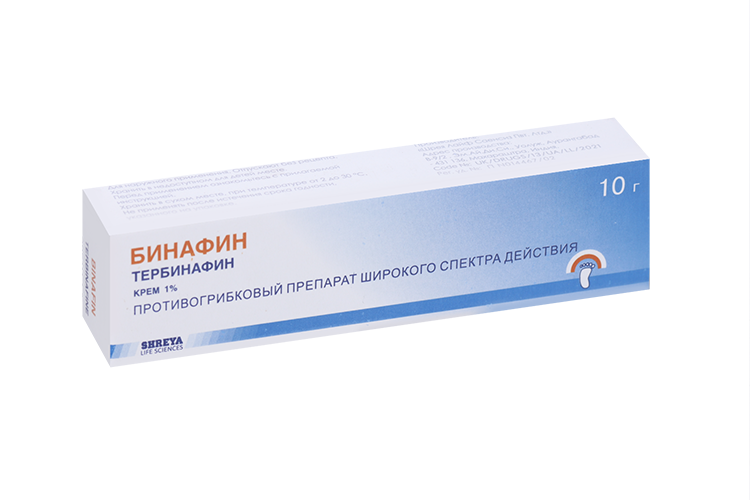 Бинафин 1%, 10 г, крем