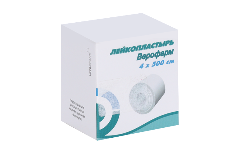 Пластырь 4х500 см, Верофарм