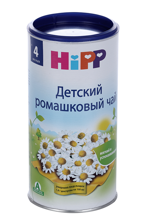 Хипп чай ромашковый (с 4 мес), 200 г чай hipp хипп детский ромашковый от 4 мес 200 г