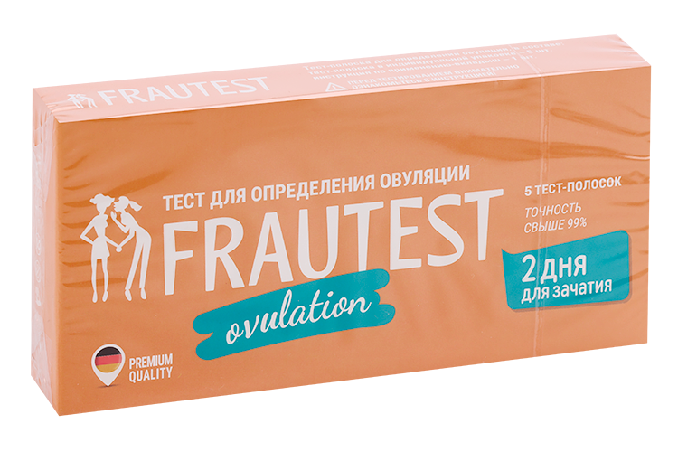 

Тест на овуляцию Фраутест, 5 шт