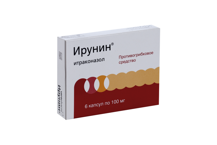 Ирунин 0.1 г, 6 шт, капсулы