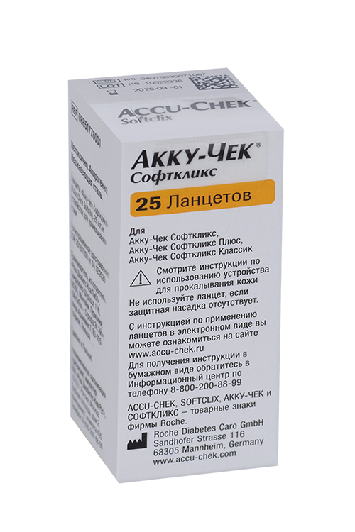 

Ланцет Акку-Чек Софткликс, 25 шт