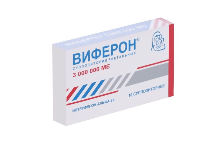 

Виферон 3000000 МЕ, 10 шт, суппозитории