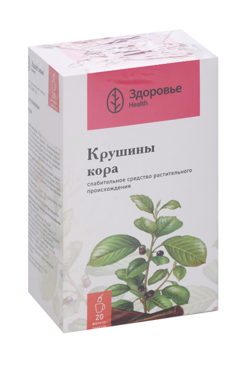 Крушины кора 1.5 г, 20 шт, сырье-порошок
