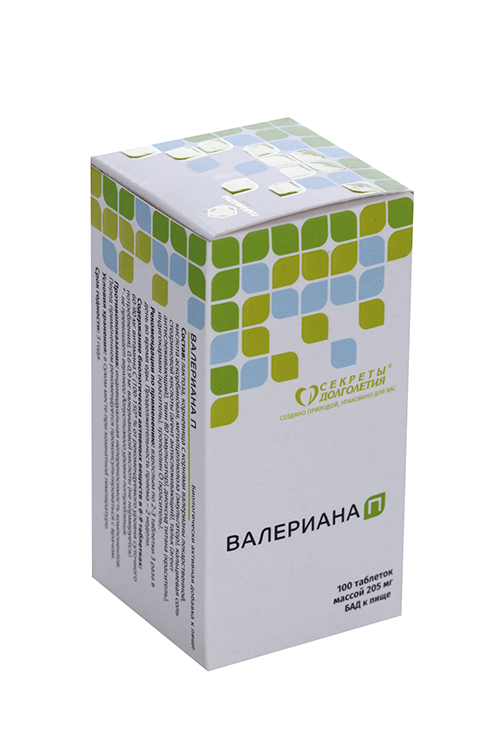 

Валериана П 205 мг, 100 шт, таблетки