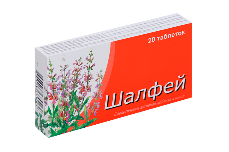

Шалфей, 20 шт, таблетки для рассасывания Фарматех