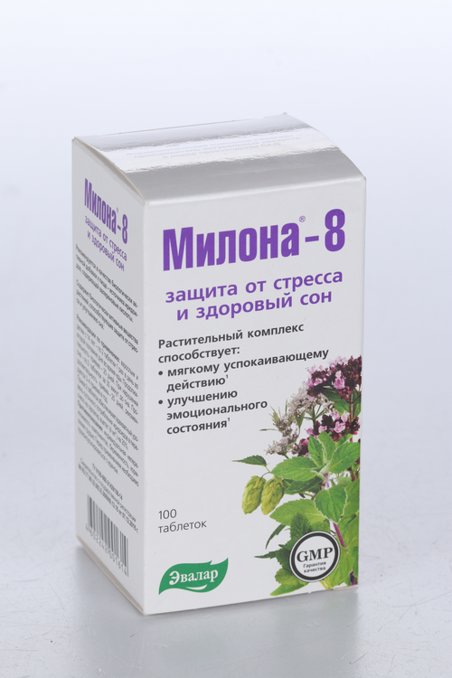 Милона -8 (успокаивающ) 0,5 г, 100 шт, таблетки