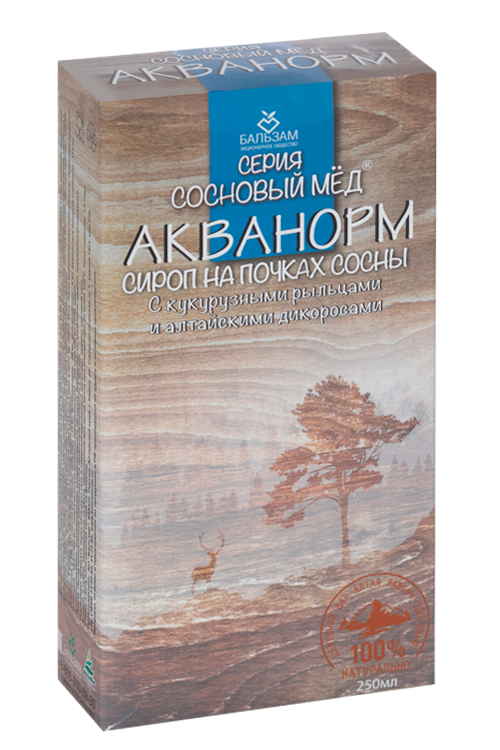 

Сосновый мед Акванорм сироп, 250 мл