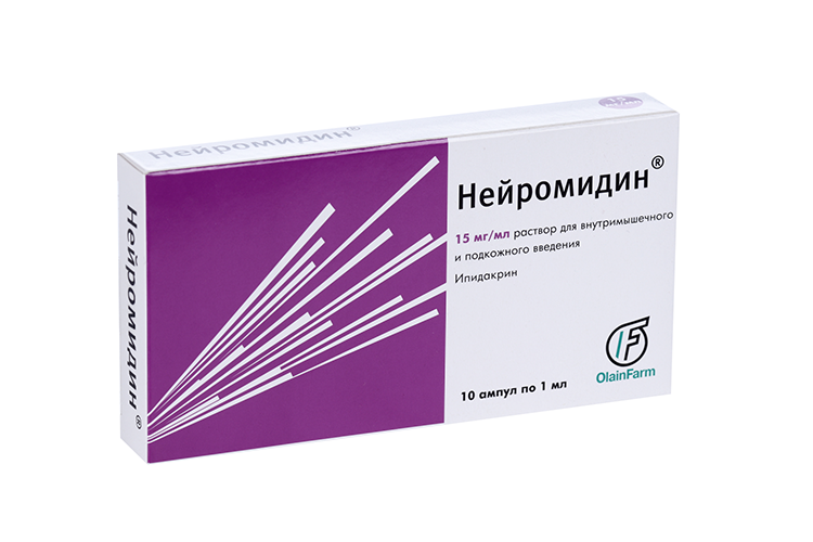 

Нейромидин 15 мг/мл, 1 мл, 10 шт, раствор для внутримышечного и подкожного введения