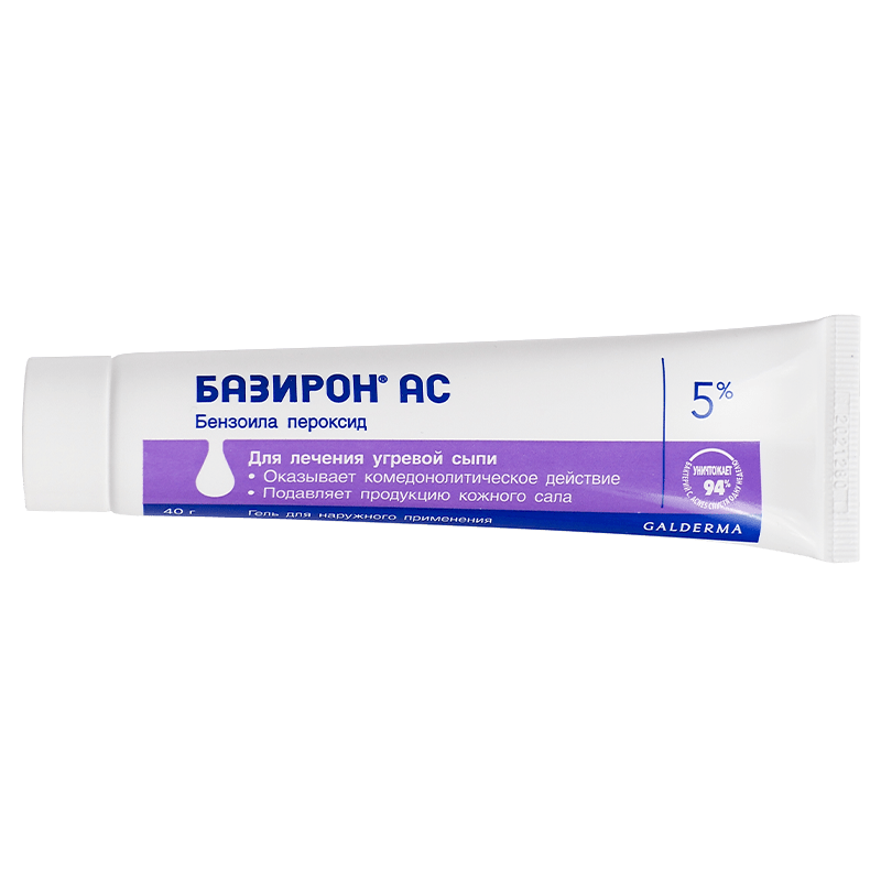

Базирон АС 5%, 40 г, гель