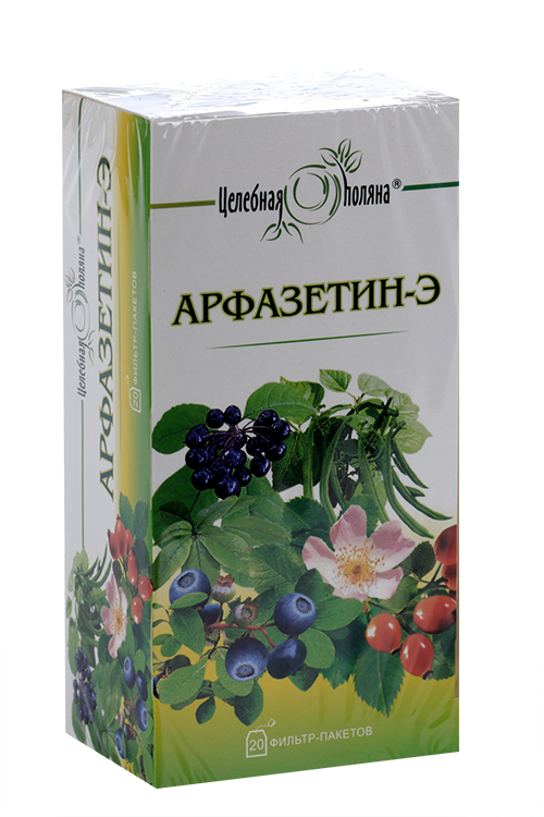 

Арфазетин-Э, 2,5 г, 20 шт, сбор порошок