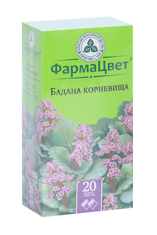 

Бадана корневища ФармаЦвет, 1,5 г, 20 шт, сырье растительное-порошок