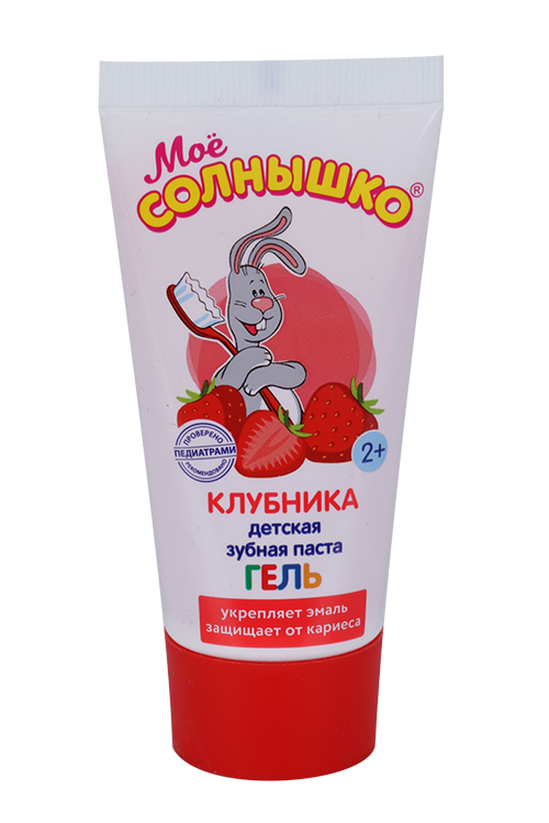 

З/паста Мое Солнышко дет гелевая клубника, 75 г