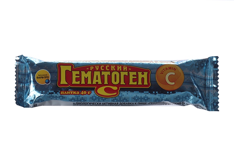 

Гематоген с вит С, 40 г