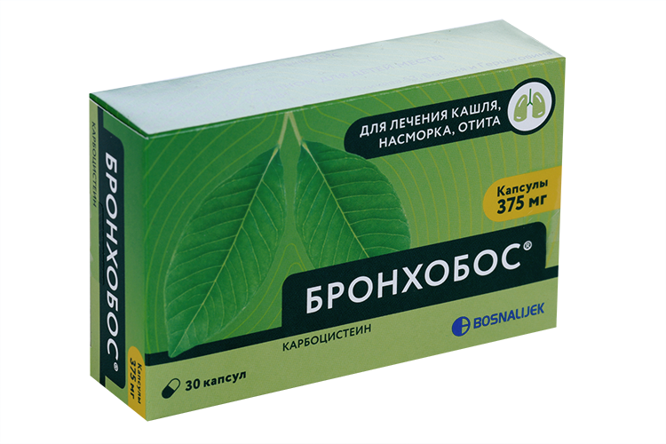 

Бронхобос 375 мг, 30 шт, капсулы