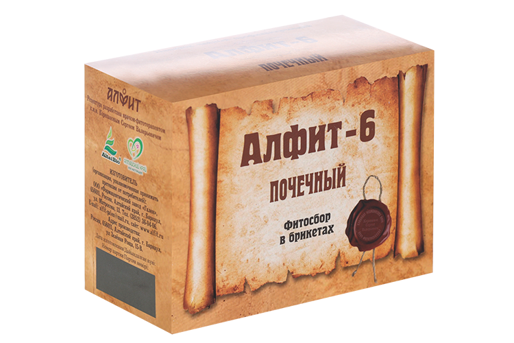 

Алфит-6 Почечный утро/вечер, 2 г, 60 шт