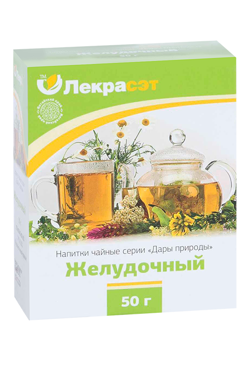 

Напиток чайный Дары природы Желудочный, 50 г