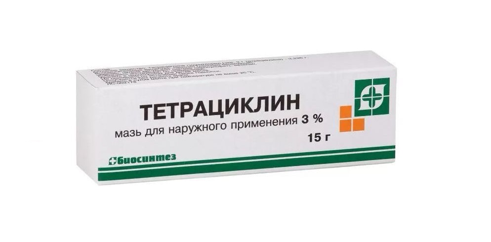 Тетрациклиновая 3%, 15 г, мазь