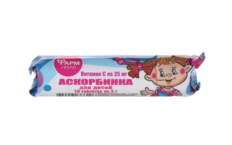 

Аскорбинка, 3 г, 10 шт, таблетки жевательные