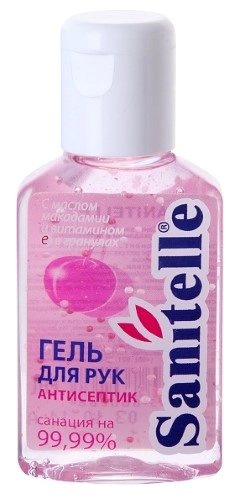 

Гель Санитель антисепт д/рук с маслом макадамии и вит Е, 50 мл