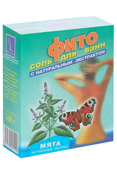 

Соль д/ванн Мята, 500 г