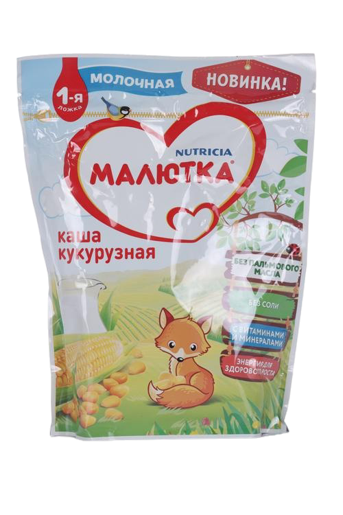 Каша Малютка молоч кукурузная (с 5 мес), 220 г