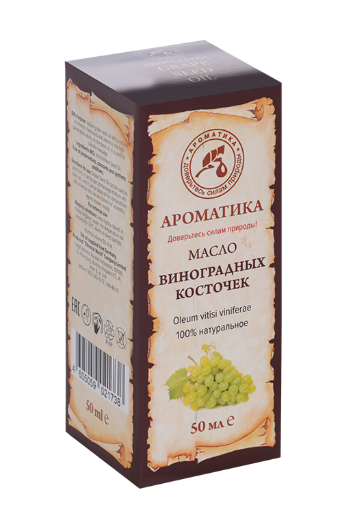 

Масло Виноградных косточек косметич, 50 мл, Ароматика