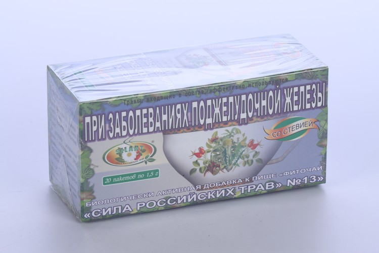 

Фиточай №13 поджелудочный, 1,5 г, 20 шт