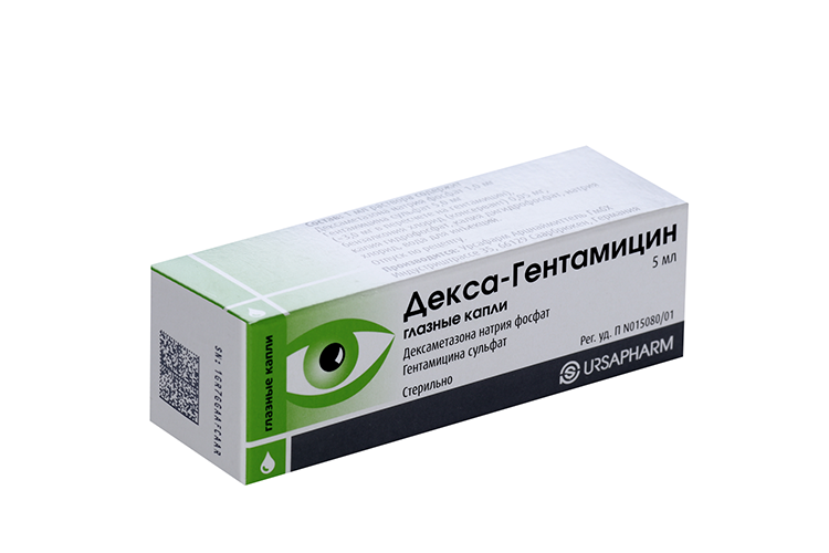 

Декса-Гентамицин, 5 мл, капли глазные