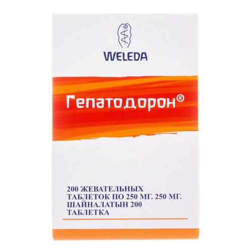 Гепатодорон, 200 шт, таблетки жевательные
