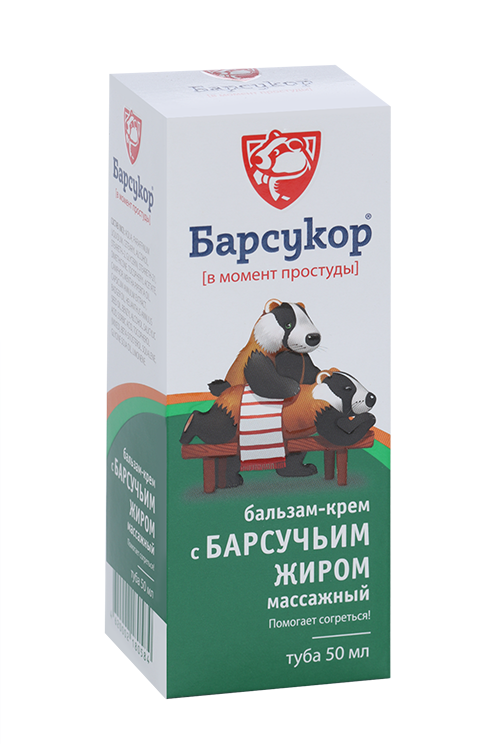 

Бальзам-крем Барсукор массажный, 50 мл