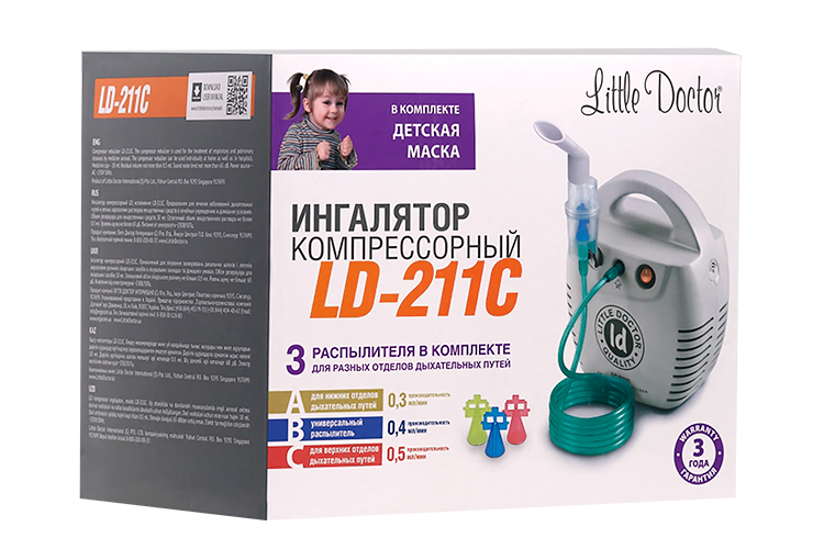 

Ингалятор Эл Ди 211C компрессор