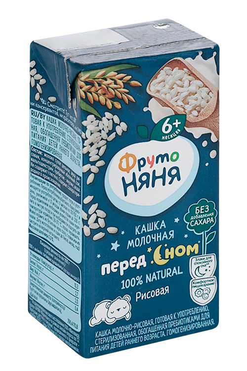 

Кашка Фрутоняня рисовая молоко, 0,2 л, жидкая