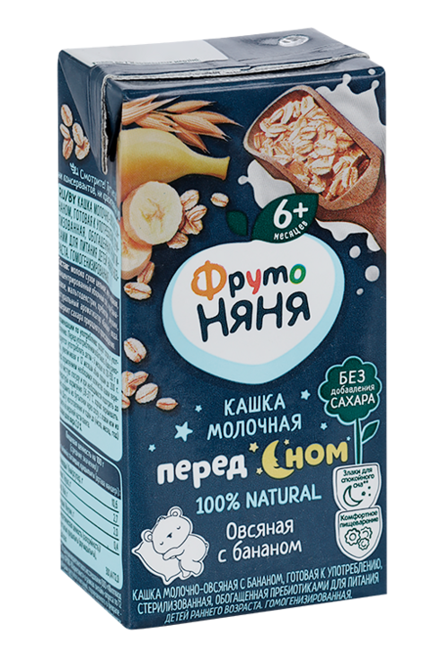 

Кашка Фрутоняня овсяная молоко/банан, 0,2 л, жидкая