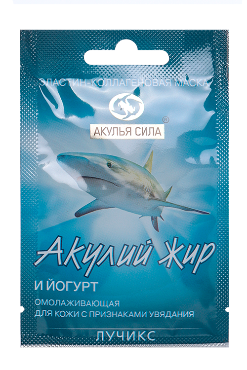 

Маска Акулий жир и Йогурт эластин-коллаг омолаживающая, 10 мл