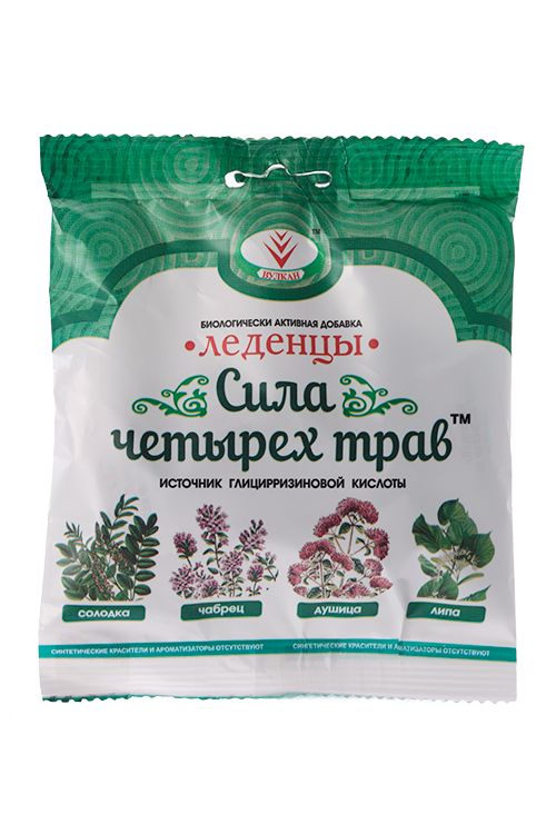 

Леденцы Сила четырех трав, 50 г